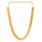 Gold-Plated Haram Necklace With Earrings Bangle Set Jewellery